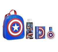 Set de Perfume Infantil Capitán América EDT (3 pcs)