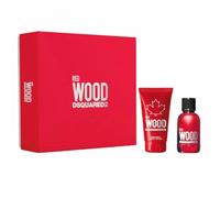 Set de perfume mujer dsquared2 red wood (2 pcs)