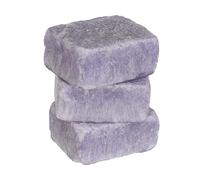 Set de Piedras Aromáticas de Lavanda - 3x25g Cubos Perfumados - Ambientador Natural para Armarios, Baños, Dormitorios y WC - Cera Fundente para Quemador