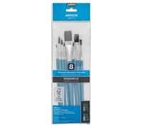 Set De Pinceles De Acuarela Pebeo Sintético De Ardilla Suave 8 Piezas 952205