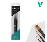 Set de Pinceles Starter Set Precision 1-3/0-effects 4 VALLEJO b03990 Maqueta