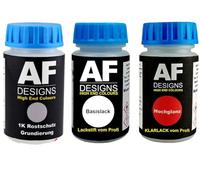 Set de pintura de retoque para BMW WC5L BLUE BAY LAGOON - Barniz metálico transparente