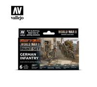 Set De Pintura Segunda Guerra Mundial Infantería Alemana VALLEJO 6x17ml 70206