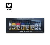 Set De Pinturas Colores Básicos |VALLEJO|71174| 8x17ml Maqueta Char Promo