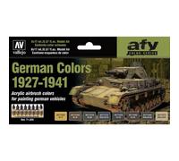 Set de Pinturas German Colors 1927-1941 VALLEJO 71205 8x17ml Maqueta Tanque Para