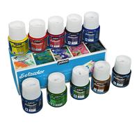 Set de pinturas Pebeo PE075000 Discovery, 45 ml, paquete de 10 - Setacolor Opaco para Telas Claras, 1.58 onzas l quidas (paquete de 10)