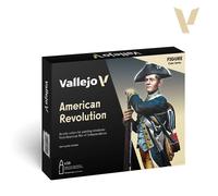 Set De Pinturas Revolución Americana |VALLEJO|70259| 16x18ml Maqueta Char Promo