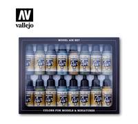 Set De Pinturas RLM COLORS |vallejo|71193| 16x17ml Maqueta Char Promo