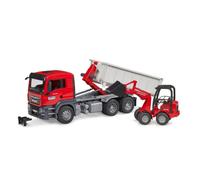 Set de pistas y camión BRUDER MAN TGS, escala 1:16, plástico multicolor