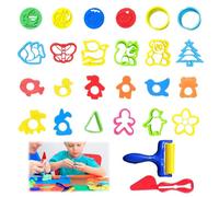 Set de Plastilina con 26 Piezas de Herramientas y Formas de Corte, Juguete para Niños, Descubre Horas Creativas con Accesorios de Pasta Modelable Niños,Accesorios de Arcilla de Modelado