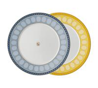 Set de platos Signum, Porcelana, Mediano, Multicolor OS