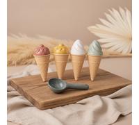 Set de playa de helados Fresh Greens: 9 piezas a partir de 18 meses