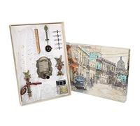 Set de Plumas de Pluma Retro Clásico, Pluma de Caligrafía con Punta Plana de 1-5mm, Material en Acero Inoxidable - Accesorios Completos, Diseño Ergonómico, Regalo Ideal para (Blanca)