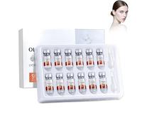 Set de Polvo de Mascarilla Reparadora de Oligopéptidos, DIY Facial Liofilizado 12 Viales, Hidratante Iluminador Reafirmante, Cuidado Casero para Piel Lisa Radiante