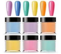 Set de polvo inmersión para uñas Secado rápido No se necesita lámpara LED Kit arte salón DIY principiantes hermosas y duraderas