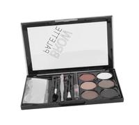 Set de Polvos para Cejas Abs, Efecto Natural Ligero | Herramienta para Cejas, Acabado Definido y Duradero, Uso Femenino, Suministro de Maquillaje Compacto