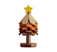 Set de Posavasos de Madera de árbol - Soporte Aislante de Madera para árbol de Navidad | Set de Posavasos Antideslizante | para sartén Cacerola Taza Platos Calientes Mesa
