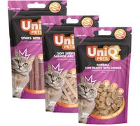 Set de premios para gatos UNIQ PETS 3x50 g
