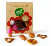 Set de productos de panadería y pastelería
