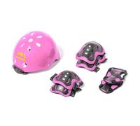 Set de protección para niños con Casco Atlas - Kit Completo con Rodilleras, Coderas y muñequeras - Casco Infantil Ajustable, cómodo y Resistente - Ideal para Bicicleta, Patinete, monopatín o Patines