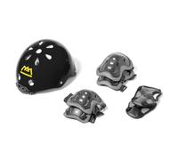 Set de protección para niños con Casco Atlas - Kit Completo con Rodilleras, Coderas y muñequeras - Casco Infantil Ajustable, cómodo y Resistente - Ideal para Bicicleta, Patinete, monopatín o Patines