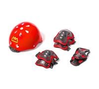 Set de protección para niños con Casco Atlas - Kit Completo con Rodilleras, Coderas y muñequeras - Casco Infantil Ajustable, cómodo y Resistente - Ideal para Bicicleta, Patinete, monopatín o Patines