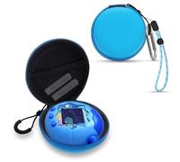 Set de protección para Tamagotchi Paradise - Funda dura de EVA, llavero y correa para el cuello. A prueba de golpes y polvo, con protección confiable, compacto, fácil de llevar, ajuste perfecto (Azul)