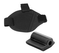 Set de Protection Moto 2 en 1 Noir, Couvre-Chaussure Anti-Dérapant et Protège-Levier de Vitesse, Accessoires Universels pour Tous Types de Chaussures, pour Conduite en Toute Sécurité