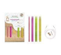 Set de puntas intercambiables Pony Colour Just Jute 14 cm - 1 pieza