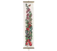 Set de punto de cruz Permin "Flores/Mariposas", patrón de conteo, 20x92cm, 35-81