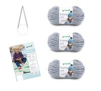 Set de punto Gründl Funny Lana, Poliéster, gris claro, 29 x 19 x 8 cm