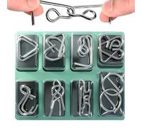 Set de Puzzles de Metal Juego de Bloques de Hierro para Abrir y Desbloquear