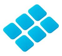 Set de recarga EM 50 Gel Pads, Aparato de masaje azul