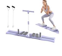 Set de Reformer de Pilates | Tabla de Ejercicios Abdominales de Pilates - Equipo de Entrenamiento Portátil Resistente, Accesorios Antideslizantes para Gimnasio en Casa para Ejercicio