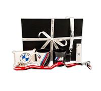 Set de regalo BMW en exclusiva caja de regalo, 7 piezas, taza M, llavero, cordón
