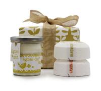 Set de Regalo: Bombas de baño de Clementina & Mor. Roll + Vela de Cítricos frescos
