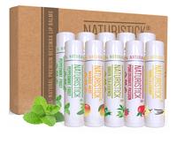 Set de regalo de 10 b lsamos labiales de Naturistick. Aromas variados. Ingredientes 100 % naturales. Los mejores b lsamos labiales de cera de abe