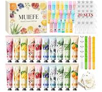 Set de Regalo de 100 Piezas con Crema de Manos, Mini Regalos para Mujeres que Incluyen Cremas de Manos, Bálsamos Labiales, Mini Limas de Uñas, Bolsitas de Organza y Tarjetas de Agradecimiento