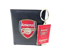 Set de regalo de cartera y llavero del Arsenal FC