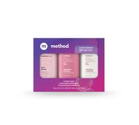Set de regalo de gel de ba?o y cuidado del cabello de Method, Pure Peace, botellas de viaje de 3,4 oz