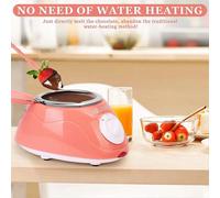 Set de regalo de olla eléctrica para derretir chocolate con molde DIY y accesorios para dulces, leche, queso, enchufe UE A