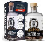 Set de Regalo DIY Cognac Deer Jimmy's® - Haz tu Propio Cognac con Roble francés Premium de Las Mejores barricas de Cognac - Maduración en barrica para Cualquier Licor Hombres