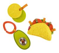 Set de regalo Fisher-Price Tiny Treats con 3 juguetes de dentici n para beb s con comida de imitaci n