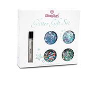 Set de regalo holográfico con purpurina iridiscente de unicornio sirena (sirena mística)