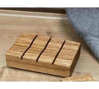 Set de regalo jabonera + jabón manteca de karité naranja