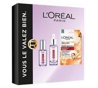 Set de regalo L’Oréal Paris: Sérum antiarrugas rellenador + Sérum contorno de ojos + Mascarilla facial iluminadora