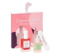 Manucurist - GIMME GLOW: ACTIVE RASPBERRY + MINI GREEN OIL + MINI FILE - Esmalte de uñas 3 St.