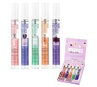 Set de regalo Mini Mist para mujer,5Pcs 10 ml perfume corporal,Perfume para el Cabello,Fragancia floral fresca,Fragancia duradera,Hair & Body Fragrance Mist, para Cabello y Cuerpo