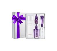Set de regalo MISSHA Time Revolution: The First Essence 5X y Night Repair Ampoule 5X - Para una piel radiante, cuidado coreano, efecto piel de cristal