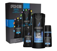 Set de regalo navide o AXE Phoenix con spray corporal, antitranspirante, desodorante en barra y gel de ba o para el cuidado personal (3 unidades)